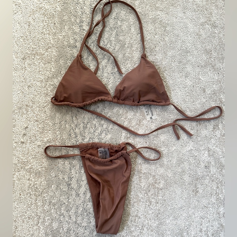 Hot brown bikini